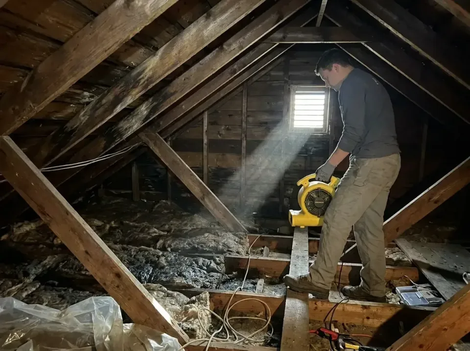 attic-water-damage-drying-proc-007 — frequently asked questions, Emergency Water Extraction & 24/7 Flood Response in Hephzib…